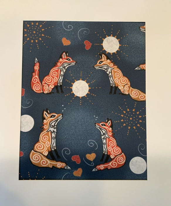 “Fox Moon Love Pattern” by Heather Yvonne