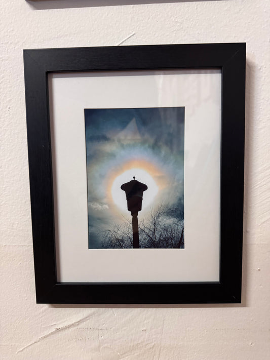 “Halo Photograph of the Sun” by Kristi Ekern