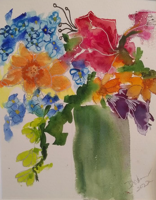 “Abundance in Green” by Dorothy Weiner