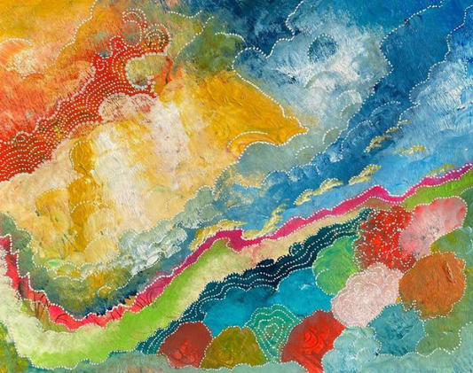 “Fall Abstract Scenery” by Kelly Joy