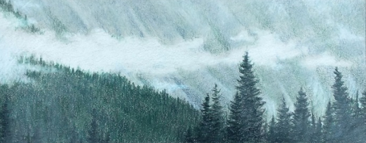 “Foggy Mountain Valley” by Lori Jones