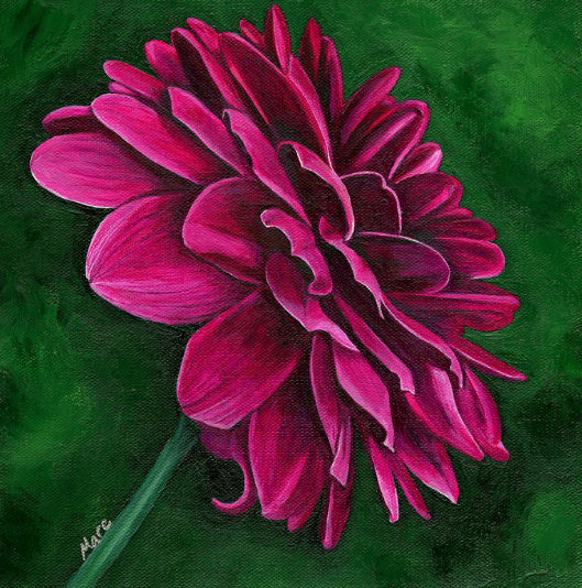 “Delightful Dahlia” by Mary Anne Hjelmfelt