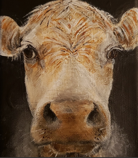 “Cow” by Terri Cournoyer